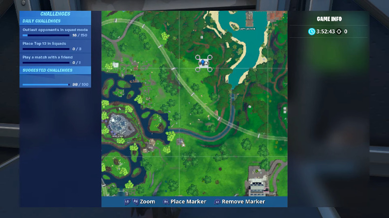 Fortnite Interactive Map