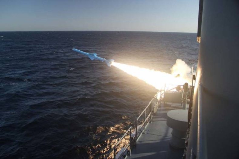 iran navy missile launch gulf