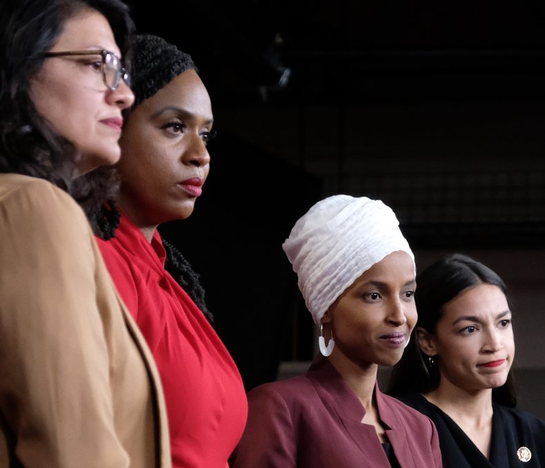 The Squad Ilhan Omar Trump rally AOC The Squad Ilhan Omar Trump rally AOC