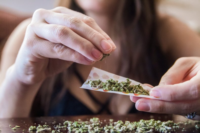 marijuana, weed, cannabis, drug, woman, joint,