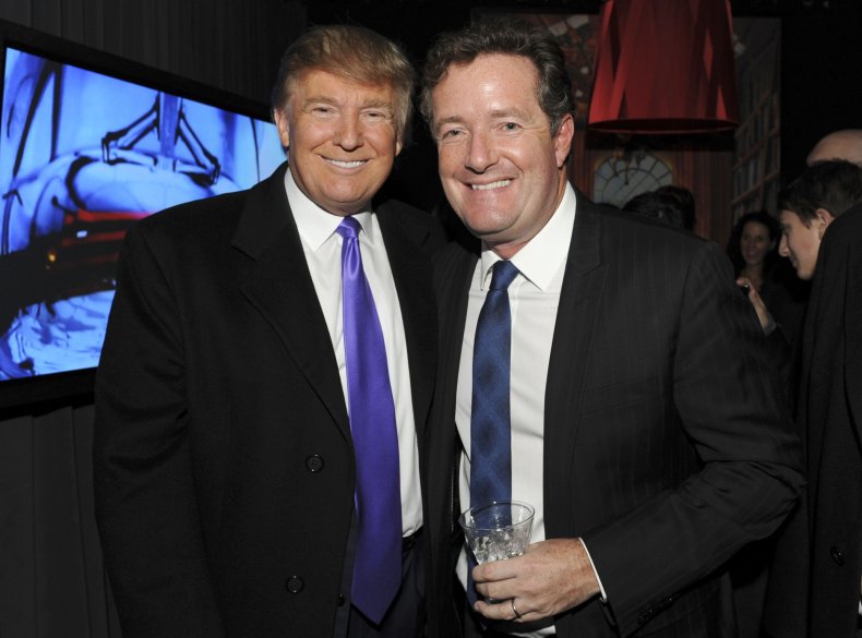 Donald Trump and Piers Morgan