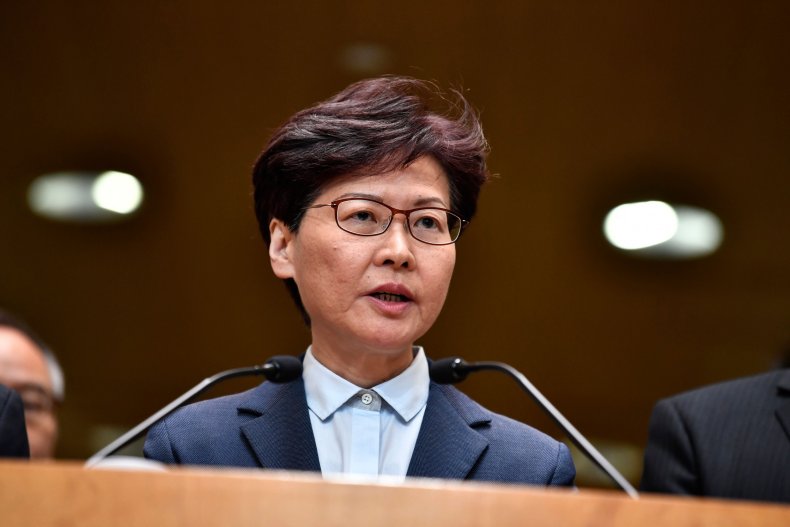 Carrie Lam, Hong Kong, violence, subway