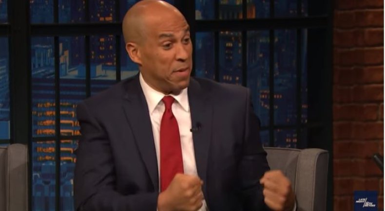cory booker punch trump weak