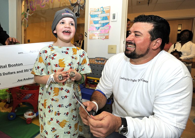 joe andruzzi patriots college degree super bowl