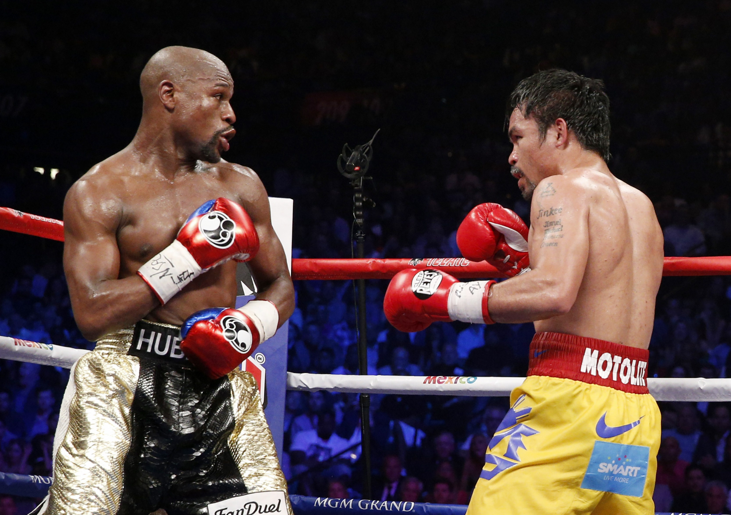 Floyd Mayweather Vs Manny Pacquiao Rematch Could Be On The Cards After Fighters Trade Barbs On Social Media