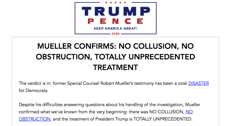 Trump Mailer