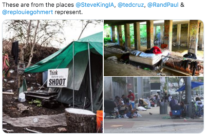 republican poverty districts homeless texas