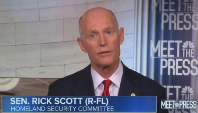 rick scott defends trump tweets