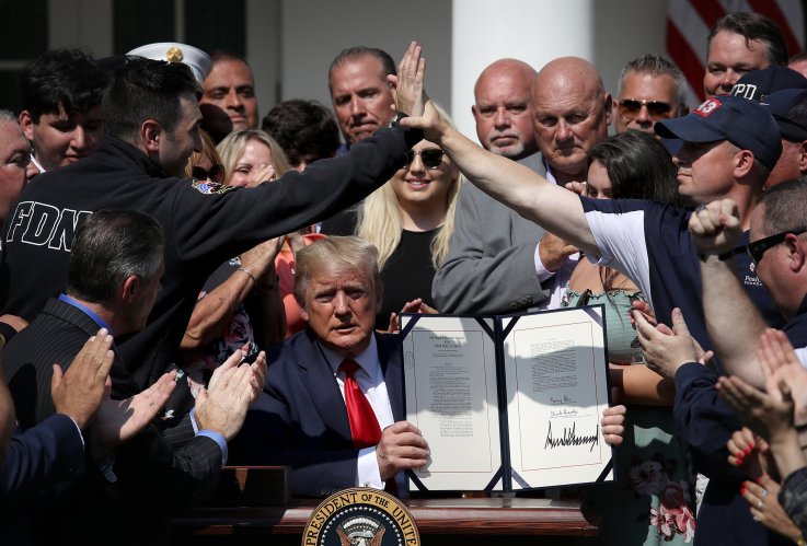 Trump approves renewal 9/11 victims compensation fund Trump approves renewal 9/11 victims compensation fund