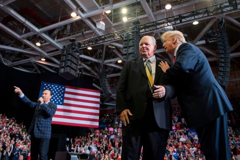 Rush Limbaugh and Donald Trump