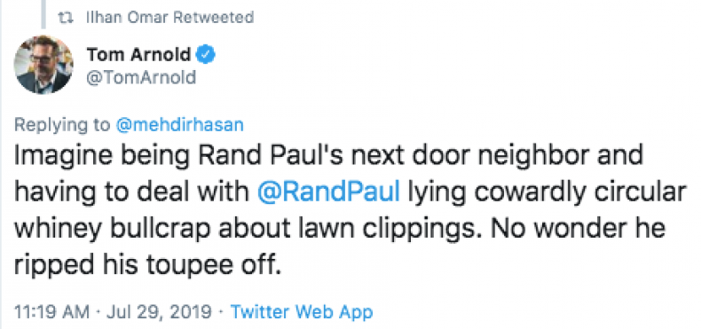 ilhan omar tom arnold rand