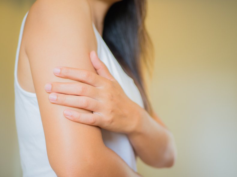 woman, arm, girl, stock, image,