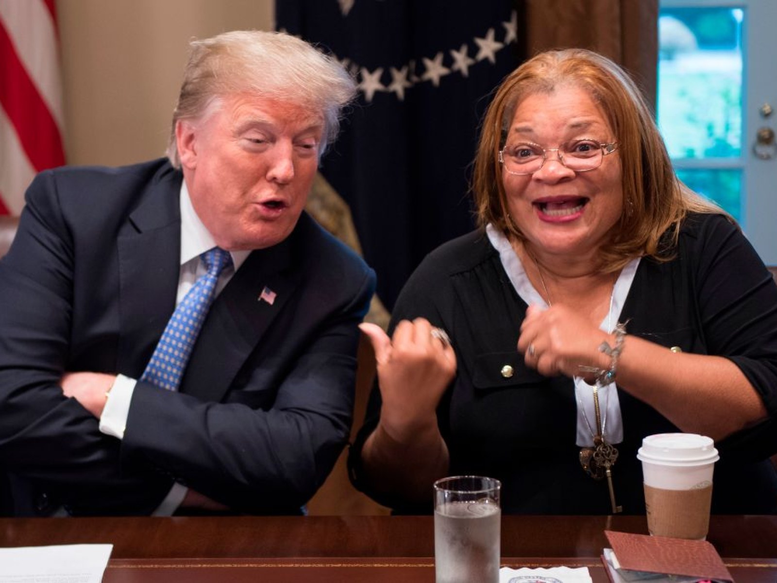 MLK's Niece Defends Donald Trump Against Racism Accusations: 'All That News  Is Absolutely Fake'