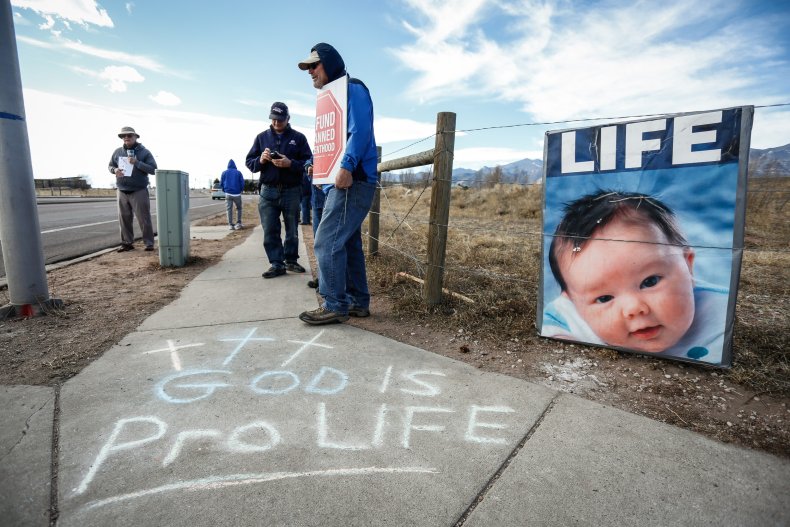 Anti-abortion protest