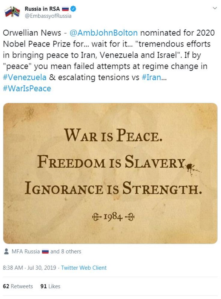 russia embassy tweet fake news russia embassy tweet fake news