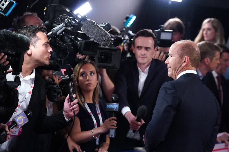 John Delaney after the debate