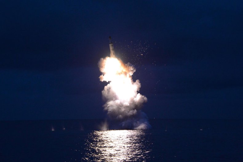 north korea submarine ballistic missile