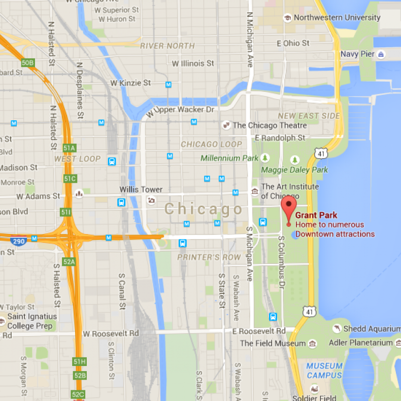 Lollapalooza Map