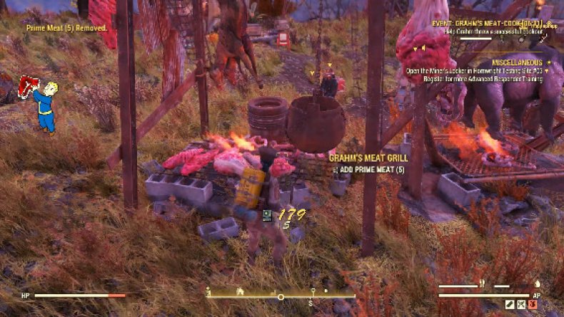 fallout 76 meat week grill