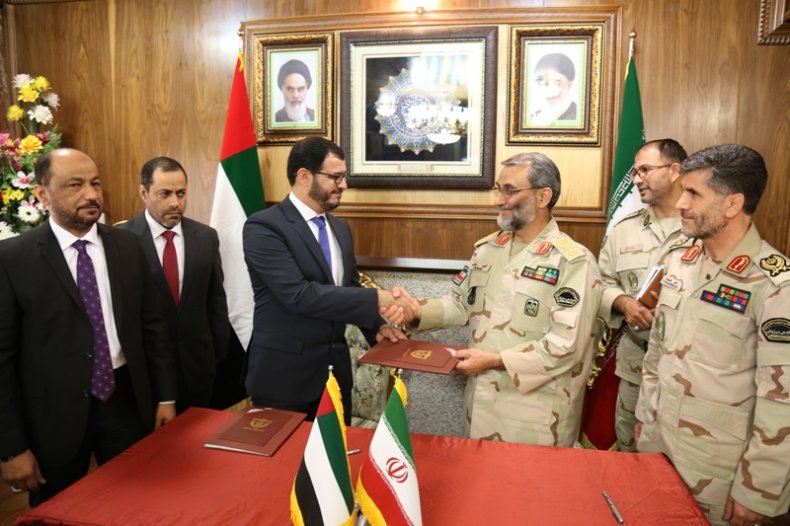 iran police uae coast guard deal