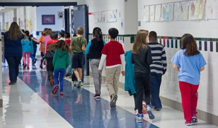 School Hallway School Hallway