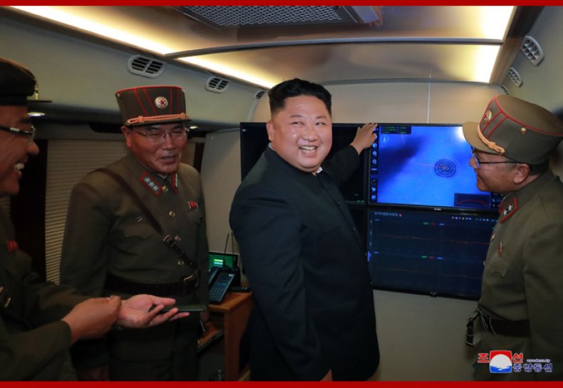 north korea kim jong un test