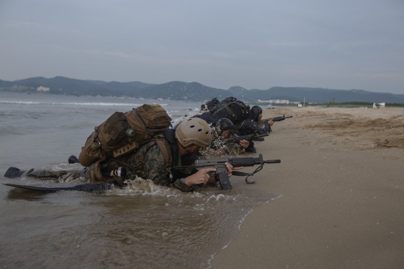 us south korea military marines
