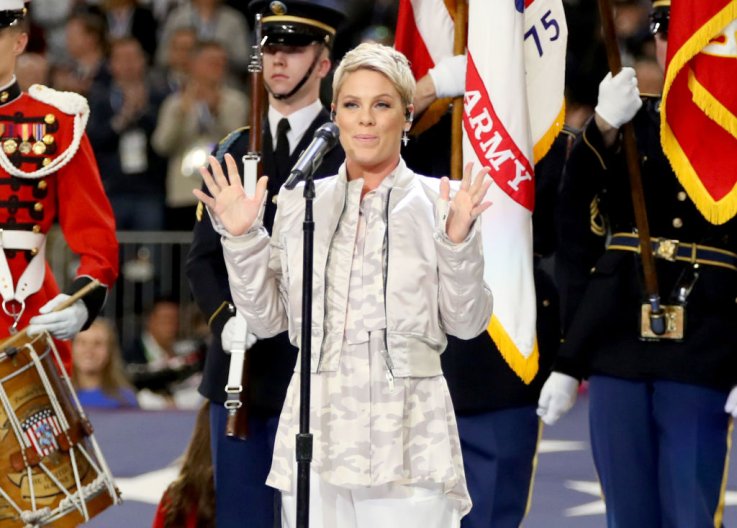 Fox News Contributor Slams Pink for ‘America is a gun’ Poem: 'Read a book’ Fox News Contributor Slams Pink for ‘America is a gun’ Poem: 'Read a book’
