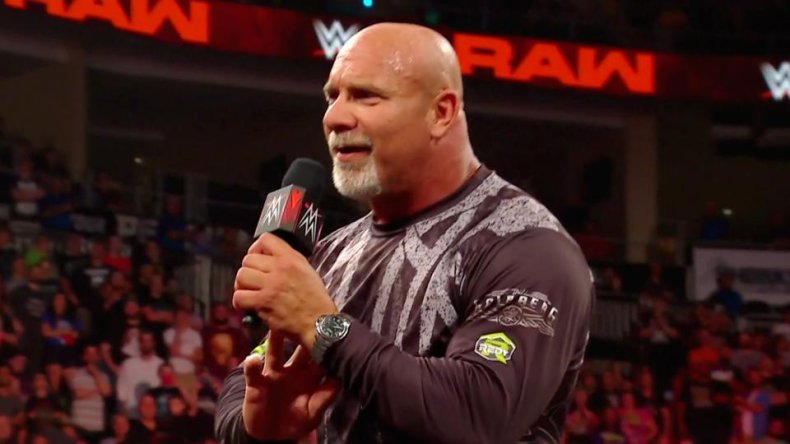 goldberg wwe monday night raw summerslam dolph