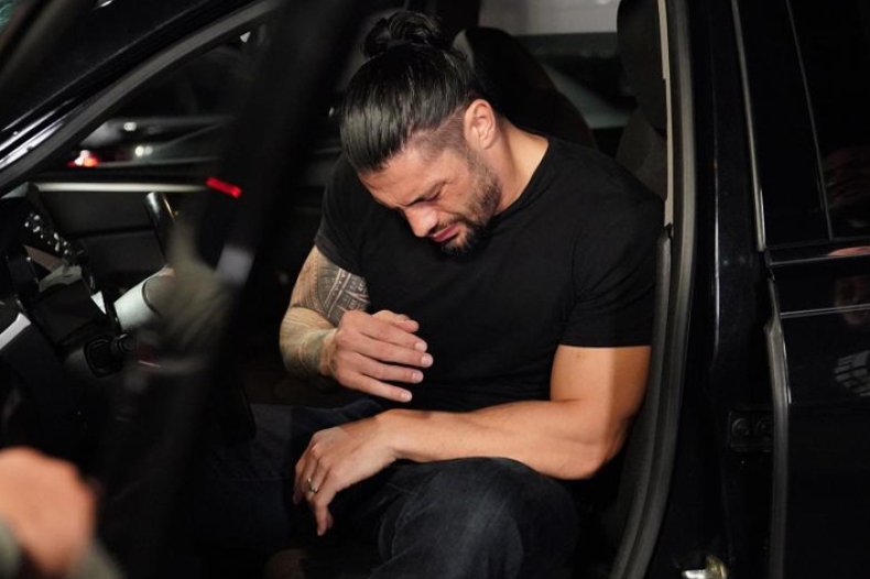 wwe roman reigns car accident