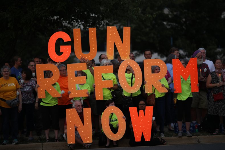 Gun Reform protesters