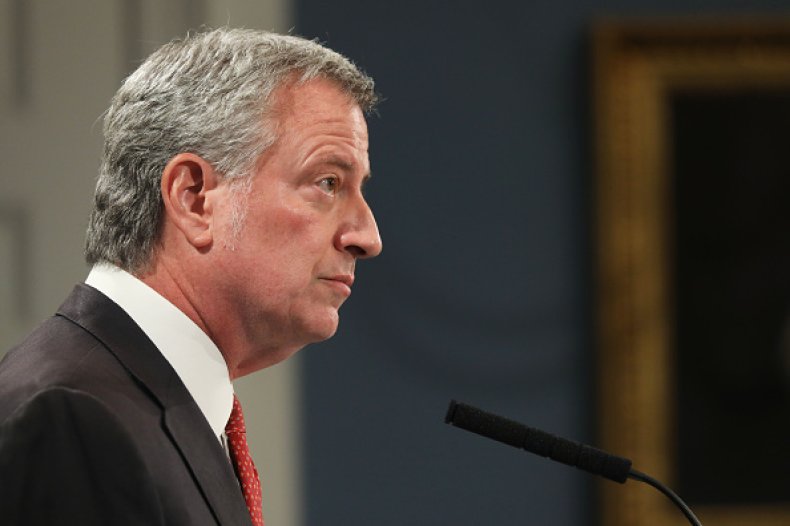 NYC Mayor Bill de Blasio
