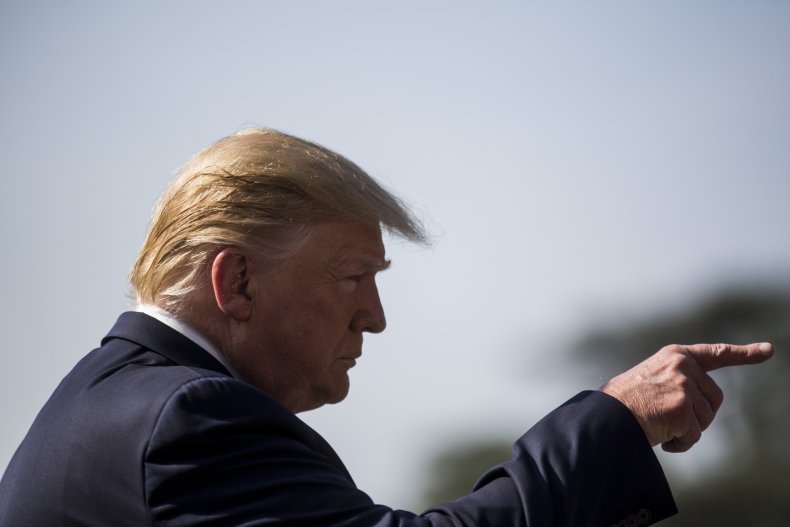 President Trump Departs White House En Route To Dayton, Ohio And El Paso, Texas
