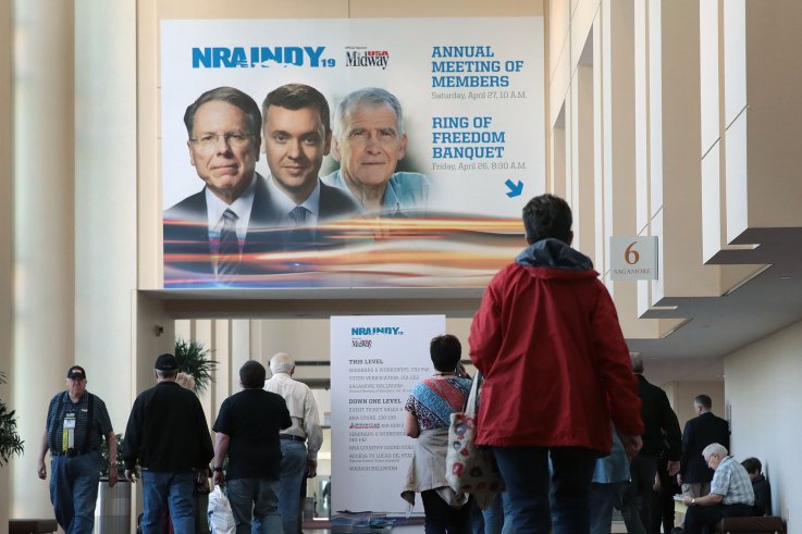 Gun Enthusiasts Attend NRA Annual Meeting In Indianapolis Gun Enthusiasts Attend NRA Annual Meeting In Indianapolis