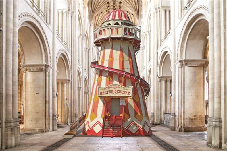 norwich cathedral helter skelter norwich cathedral helter skelter
