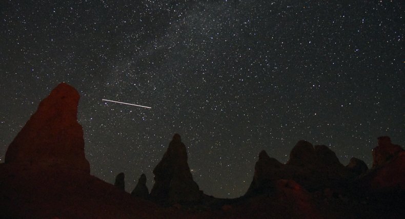 Perseid meteor shower