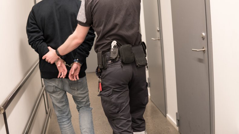 arrest stock photo