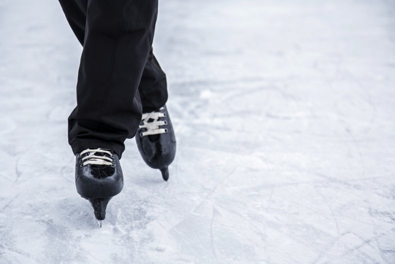 figure skating stock image