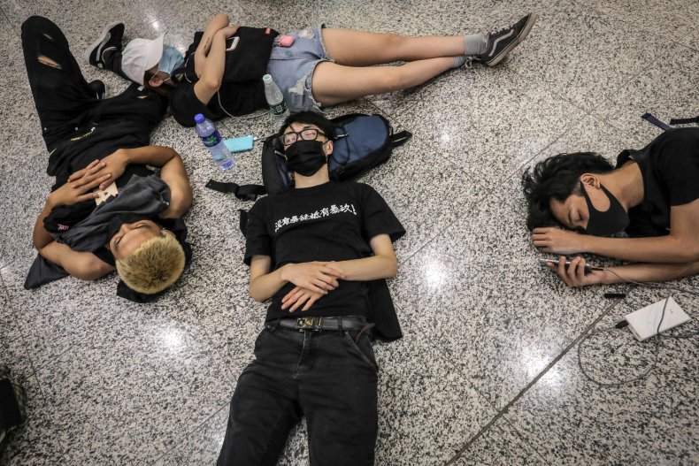 Hong Kong protesters