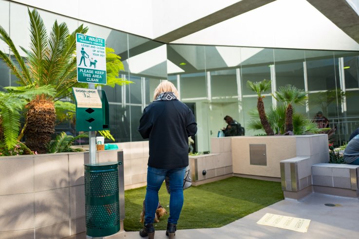 Pet relief area LAX Pet relief area LAX