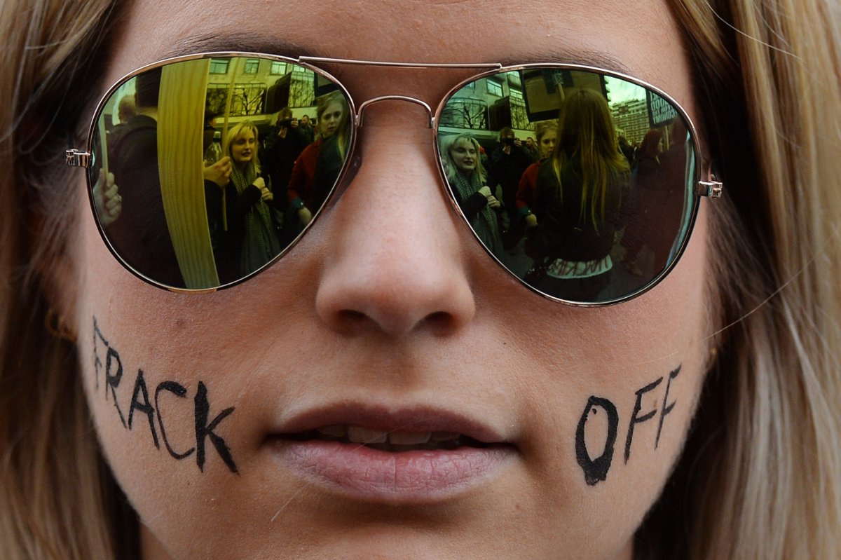 fracking, protest, environment, activism, getty,