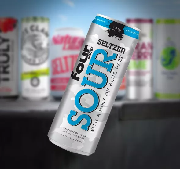 LULZ Hard Seltzer Smoothie: R + R 4-pack – The Open Bottle