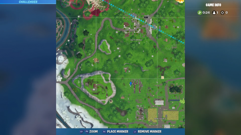 fortnite week 2 secret battle star location