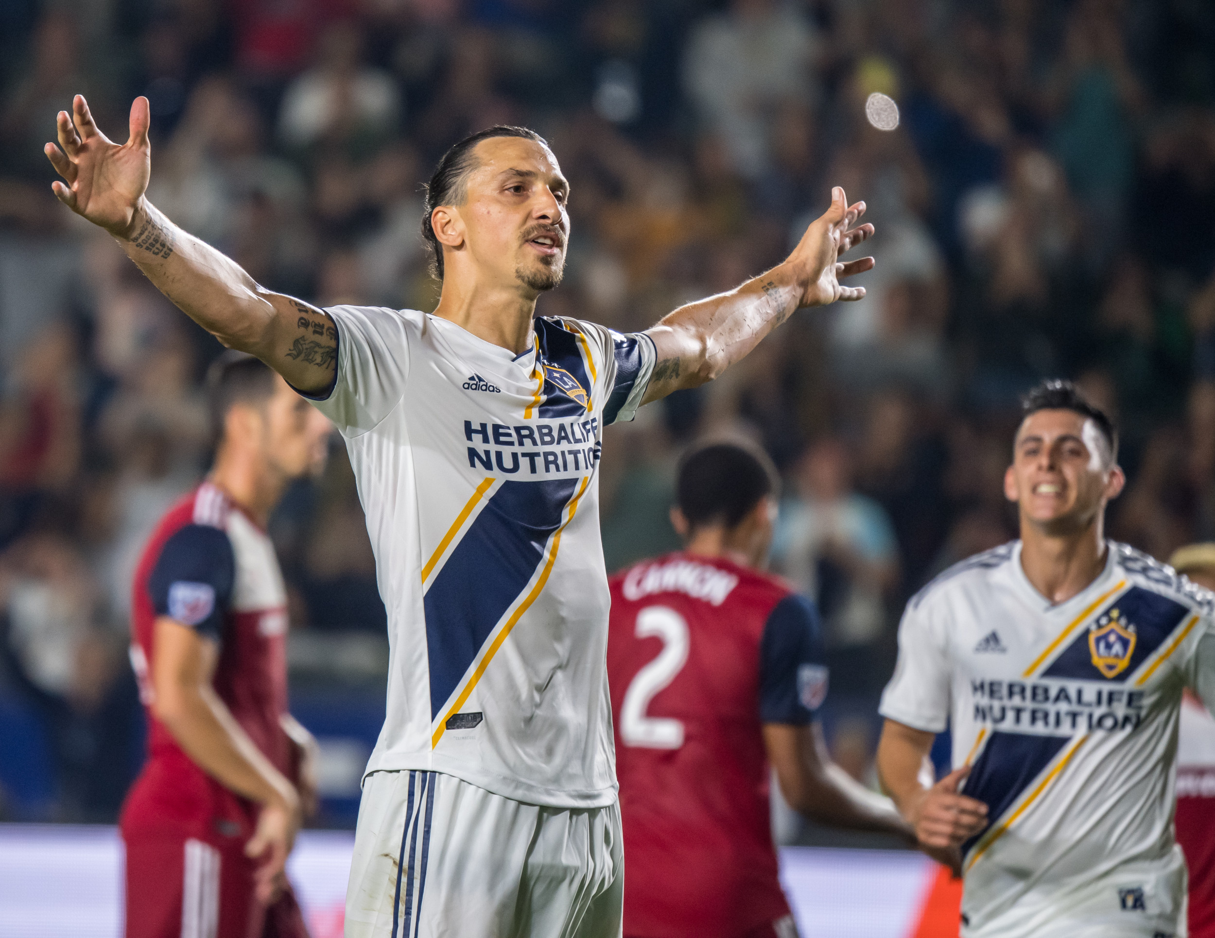 2019 LA Galaxy Away #9 Ibrahimovic Small Adidas Soccer Football