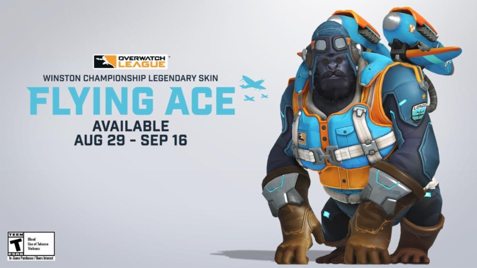 Overwatch Flying Ace Winston Skin How To Get Overwatch League Tokens