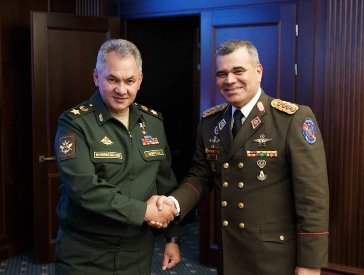 defense ministers russia shoigu venezuela padrino military