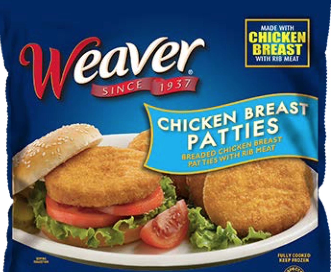 Tyson Foods says Weaver frozen chicken patties are being recalled nationwid...