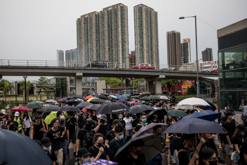  Pro-democracy protesters hong kong