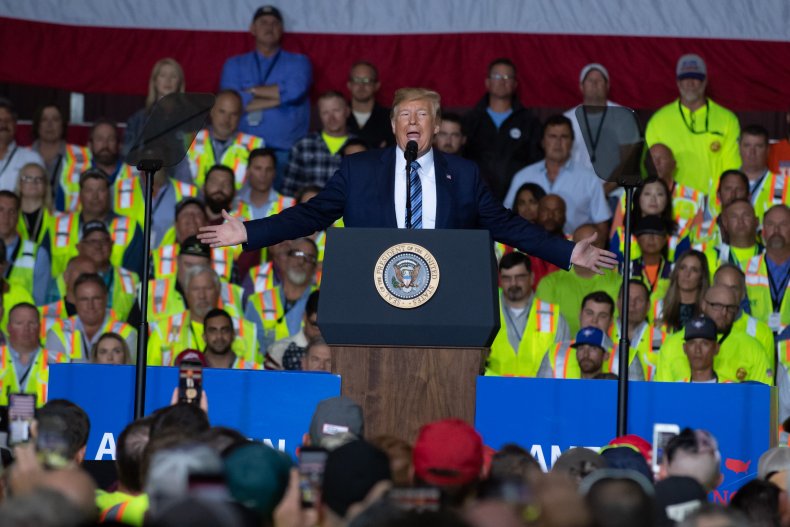 President Trump Visits Shell Pennsylvania Petrochemicals Complex
