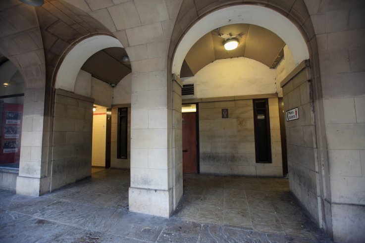 A view of Mount Street public toilets, next door to Manchester Town Hall, which will be the only pubic convenience left in the city after budget cuts on February 9, 2011 in Manchester, England. Faced with having to make savings of 110 million GBP the coun A view of Mount Street public toilets, next door to Manchester Town Hall, which will be the only pubic convenience left in the city after budget cuts on February 9, 2011 in Manchester, England. Faced with having to make savings of 110 million GBP the coun